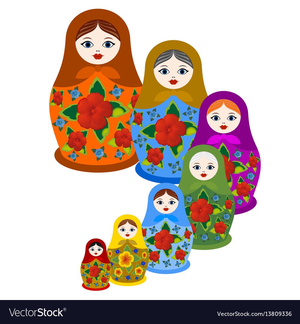 Матрешка современная