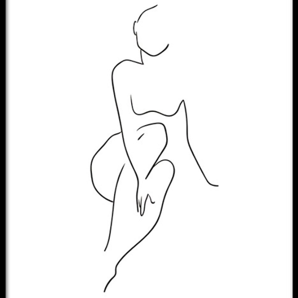 Тело одной линией