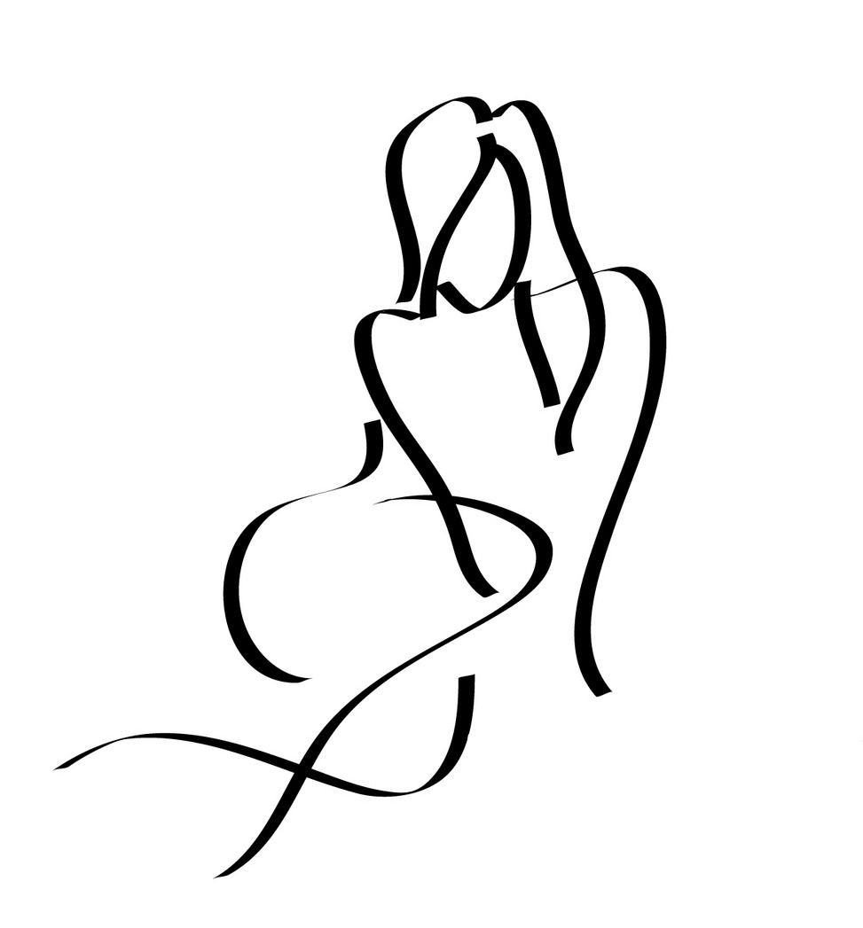 Силуэт женского тела