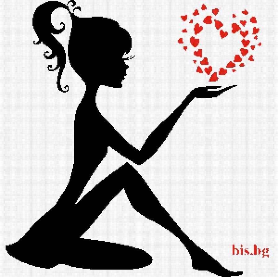 Силуэт девушки