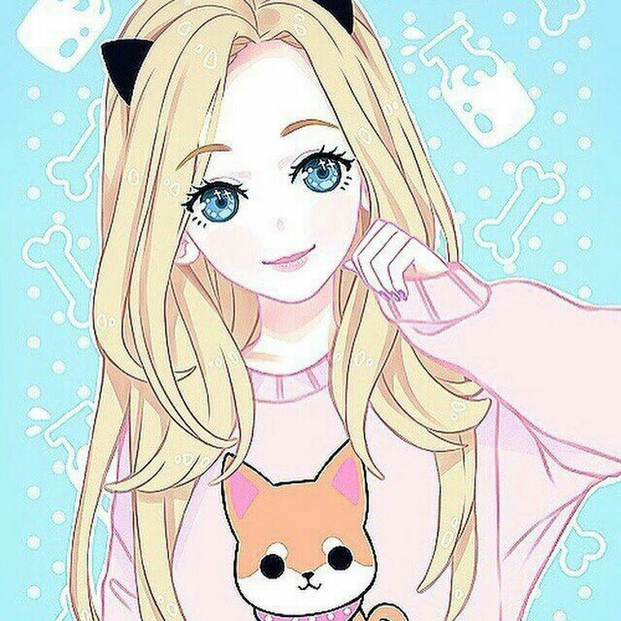 Лёгкие рисунки аниме девочек