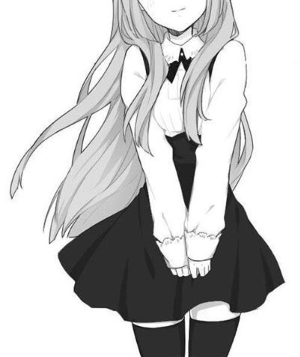 Аниме для распечатки черно белые