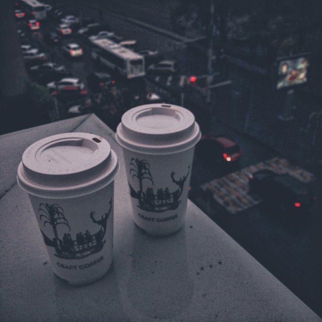 Кофе в стаканчике Эстетика