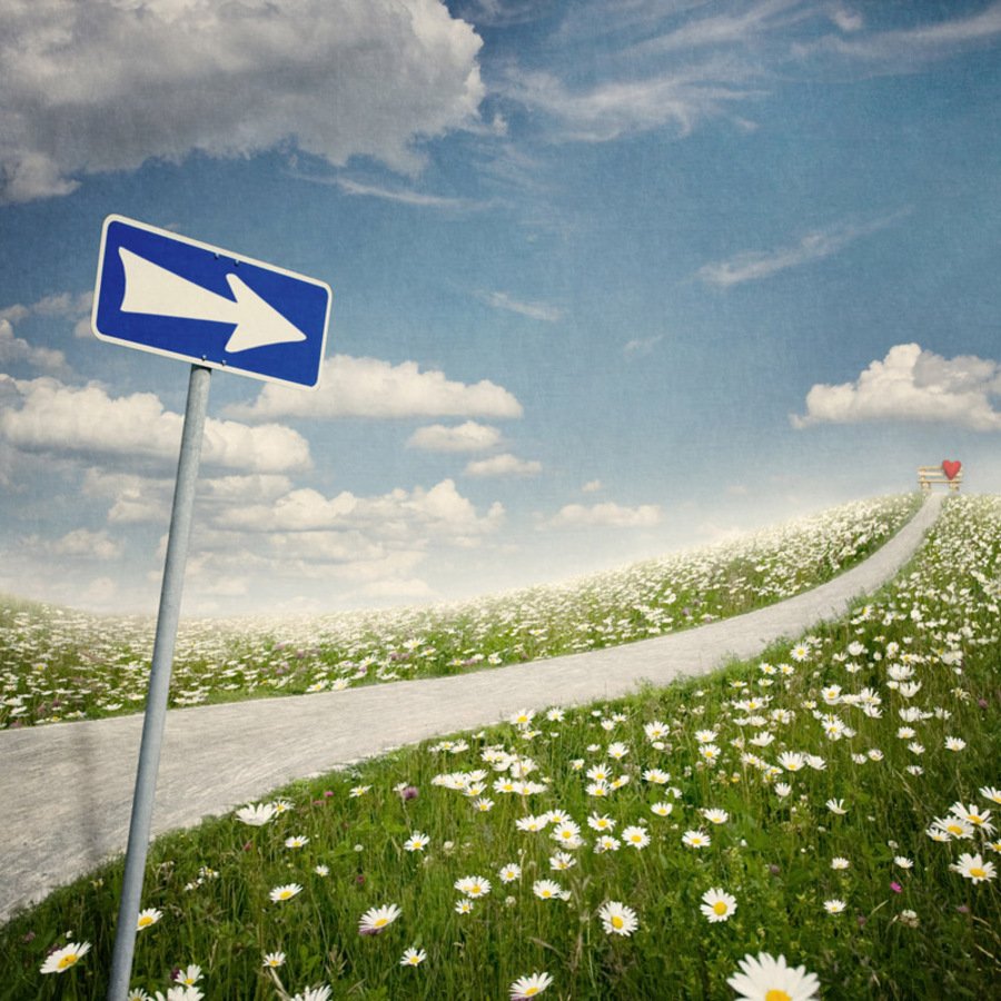 Дорога в горы к солнцу