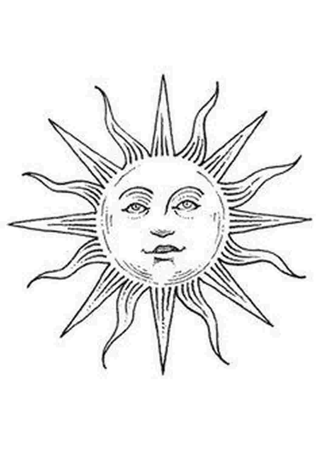 Sun outline