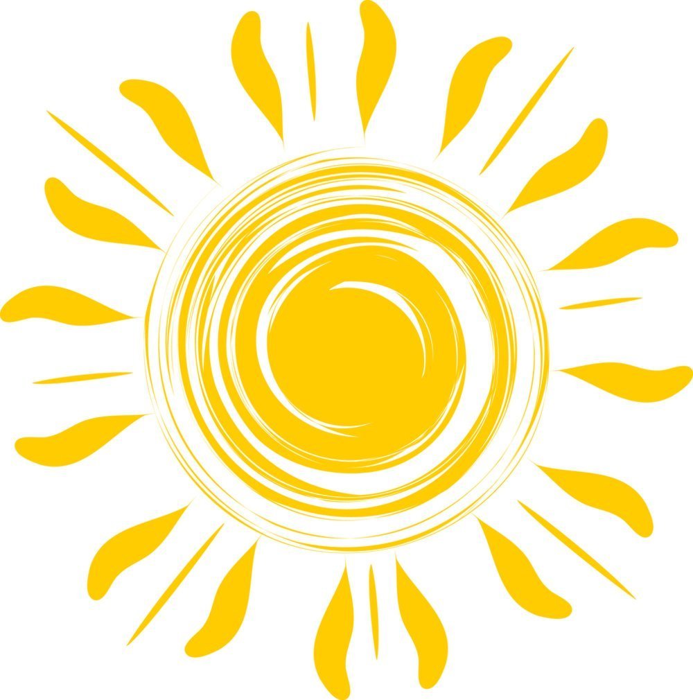 Трафарет солнце и Луна