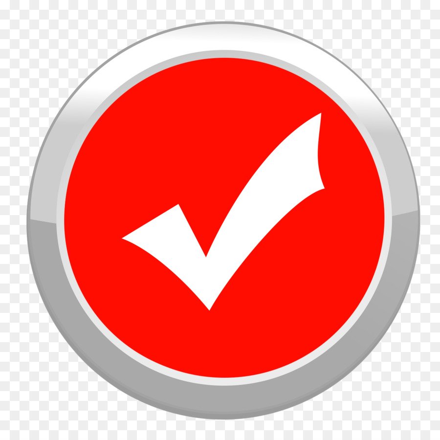 Красная галочка в круге