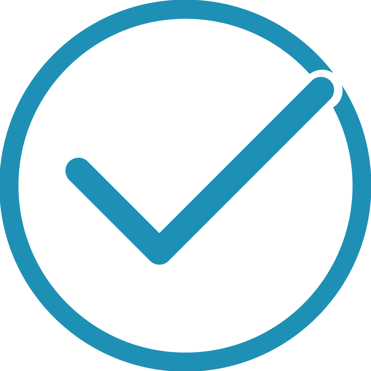 Галочка в кружочке