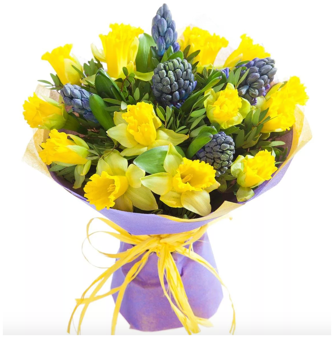 Тюльпаны нарциссы и мимозы