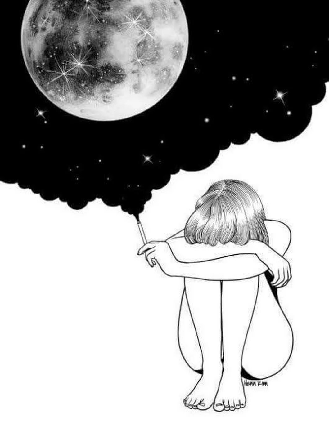 Иллюстрации корейского художника Aeppol ночь