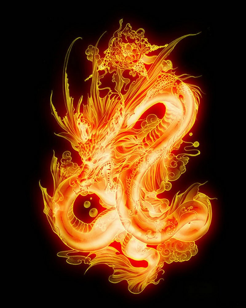 Магический Огненный дракон