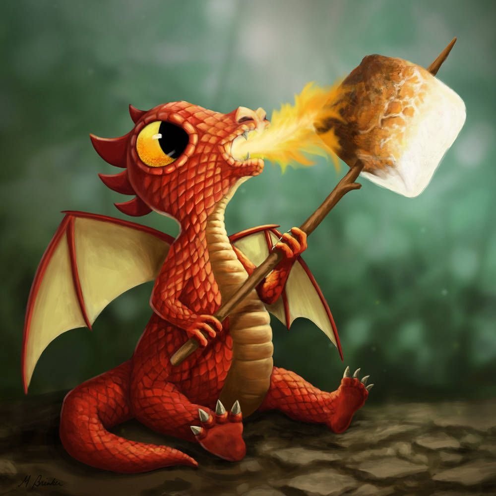 Дракон в огне