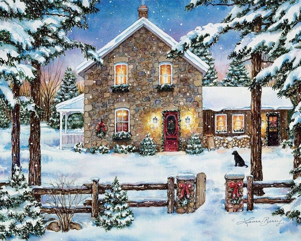 Новогодний дом