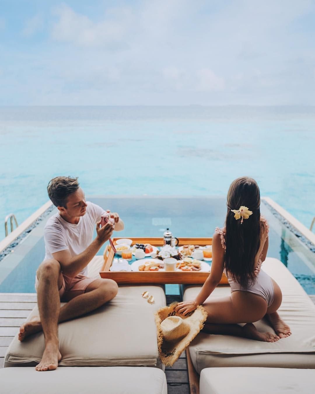 Пара на Мальдивах