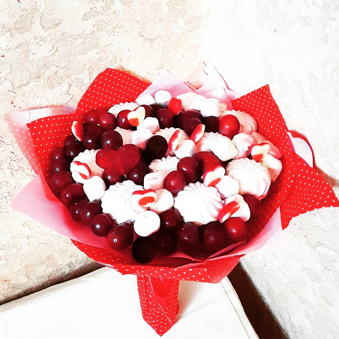 Букет из плюшевых медвежат