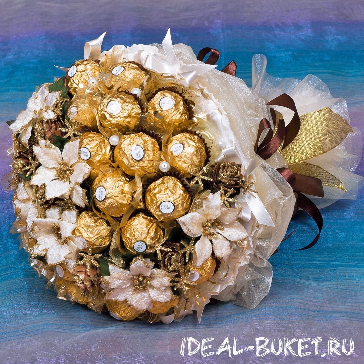 Мини букет из сладостей