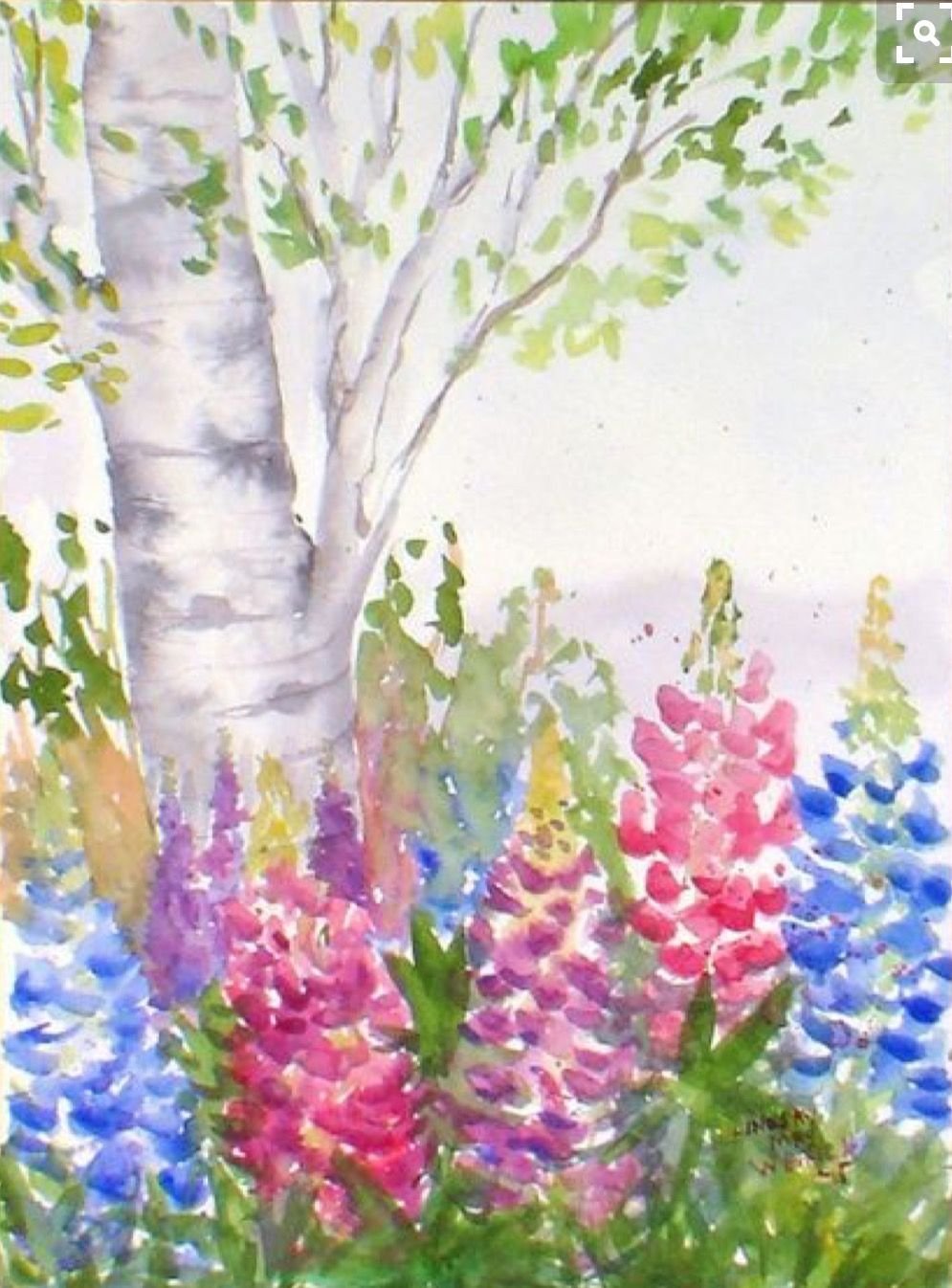 Мастер класс по рисованию акварелью для детей