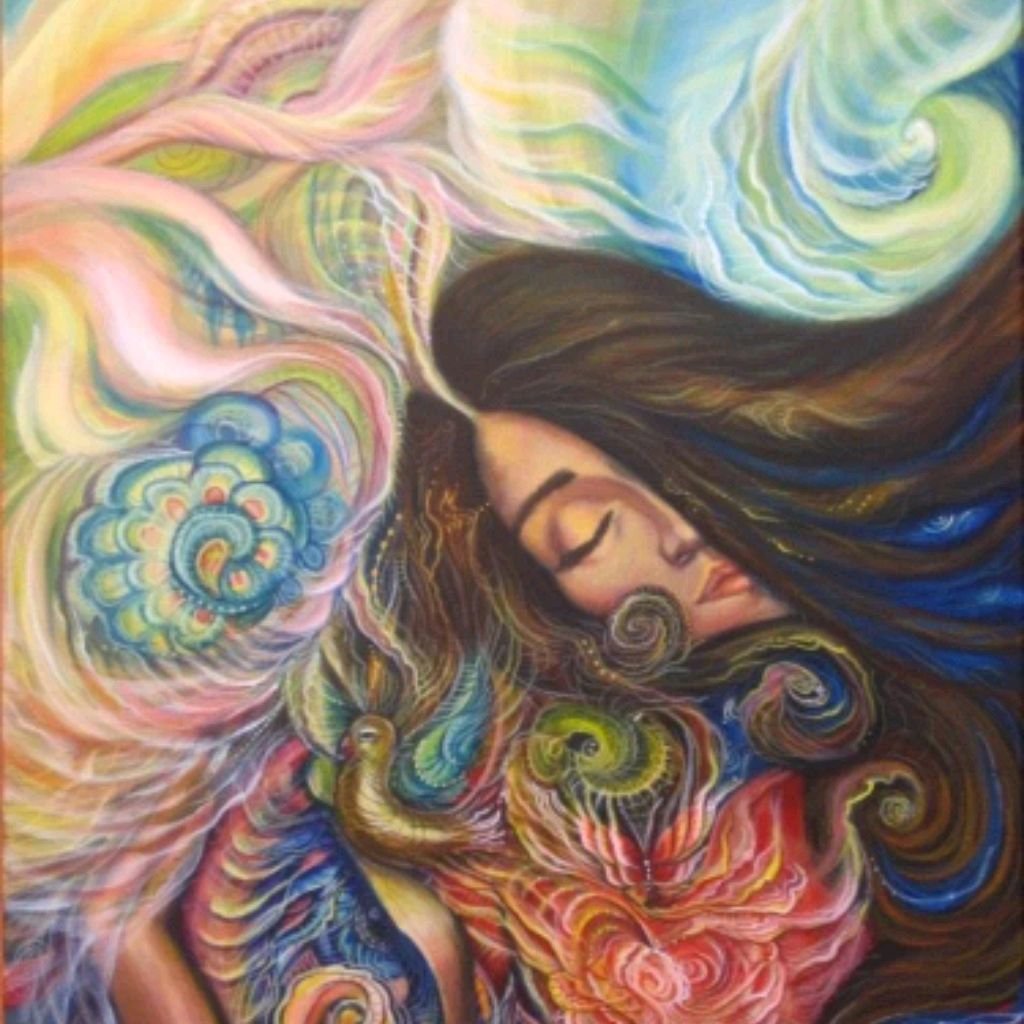 Женщина на рассвете