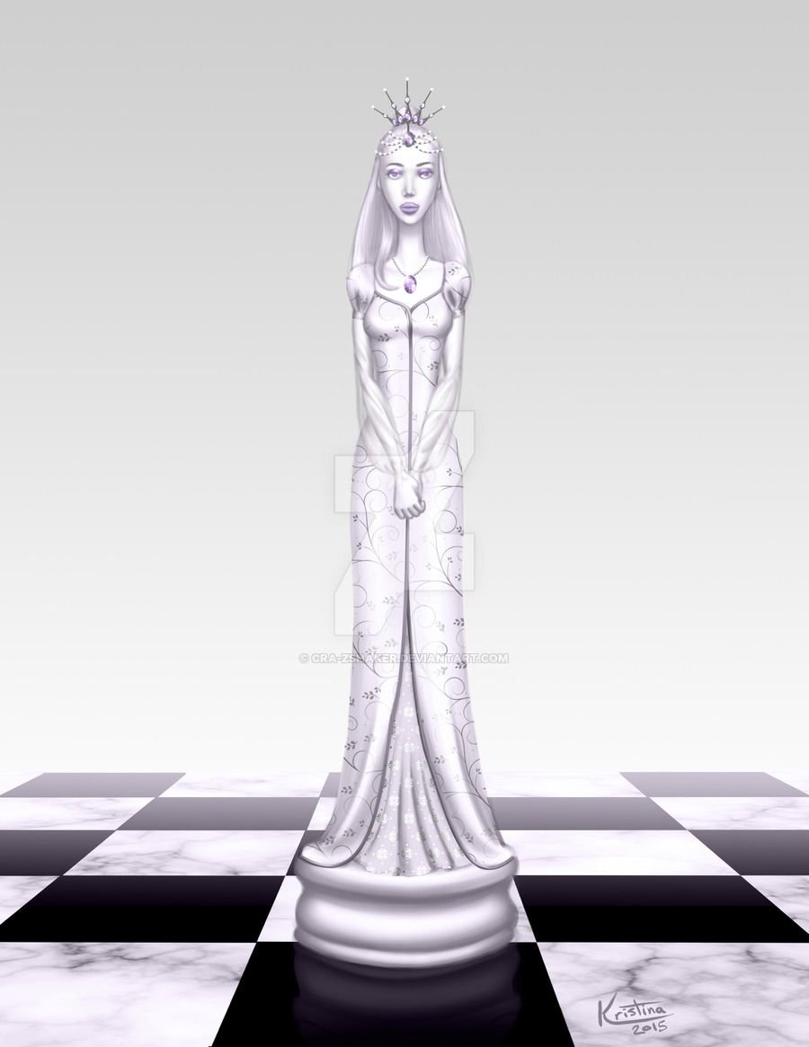Белая Королева шахматы Алиса