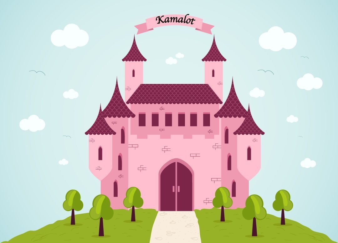 Замок мультяшный