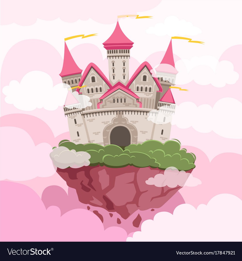 Замок розовый в небе