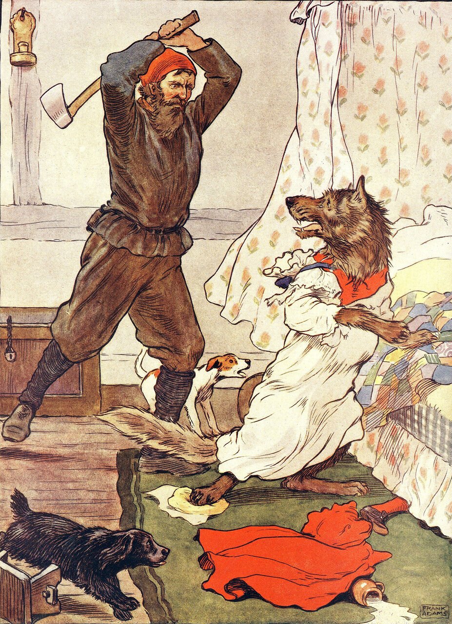 Косплей красная шапочка охотница