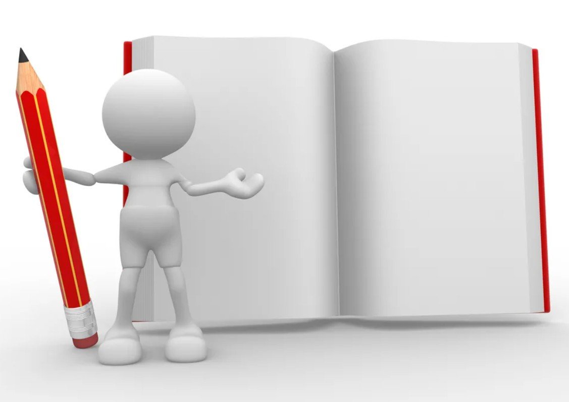 Человечек записывает