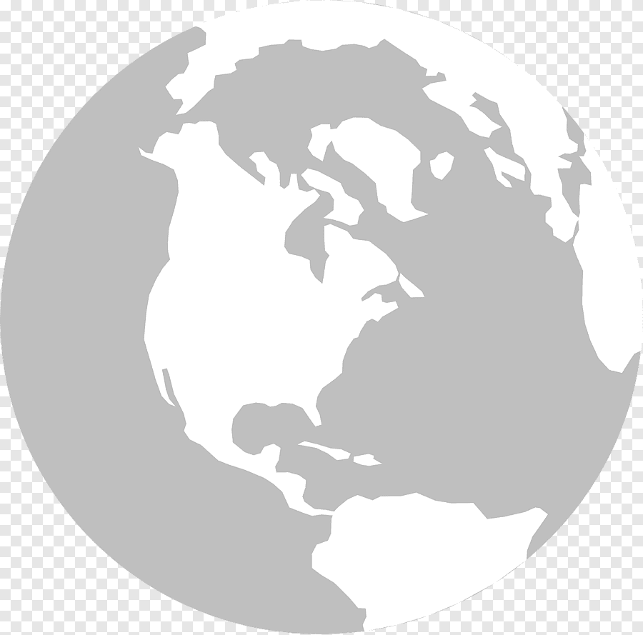 Земной шар контур