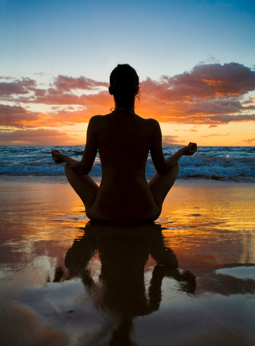 Медитация девушка