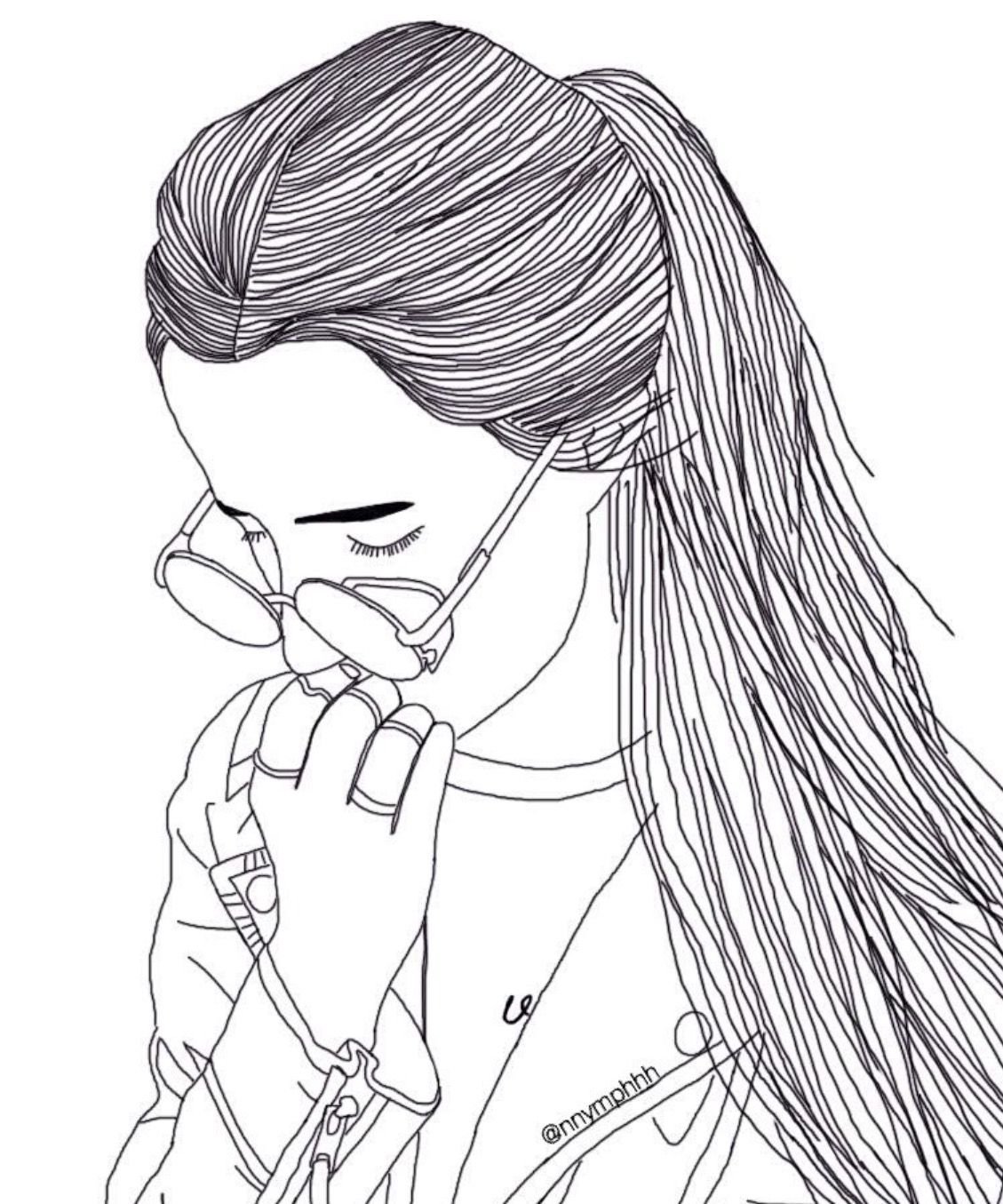 Нарисованные люди в стиле тумблер