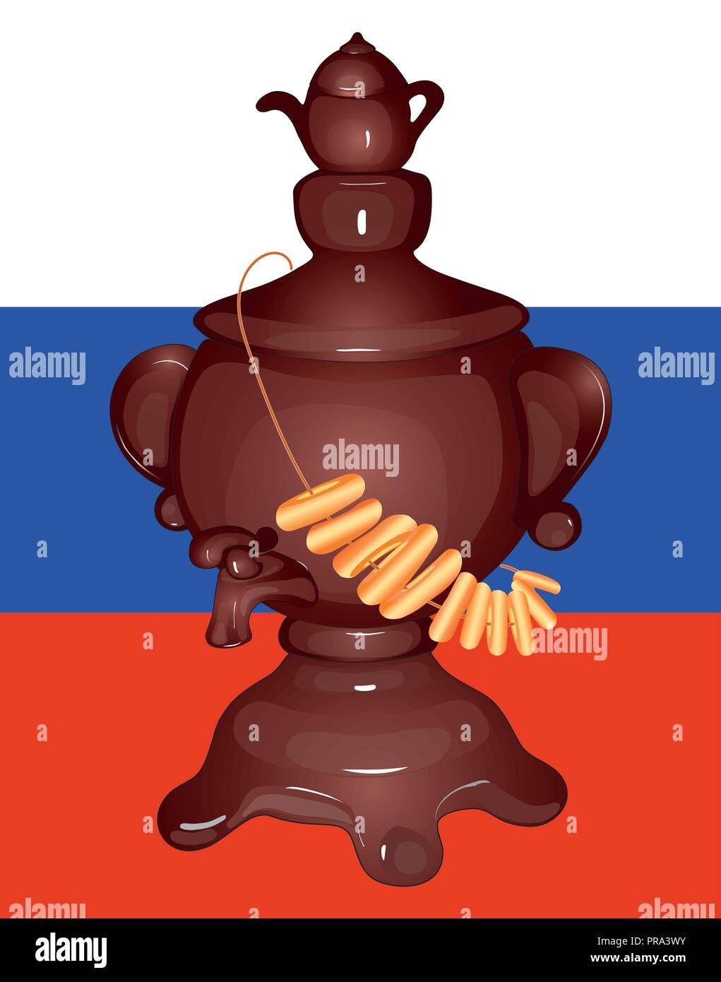 Плакат самовар