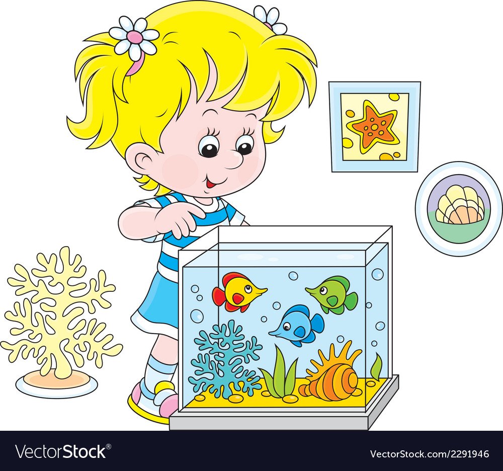 Сюжетная картина аквариум