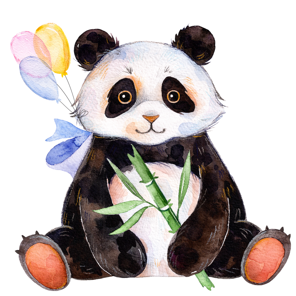 Картинку маленький Панда соковая иллюстрация