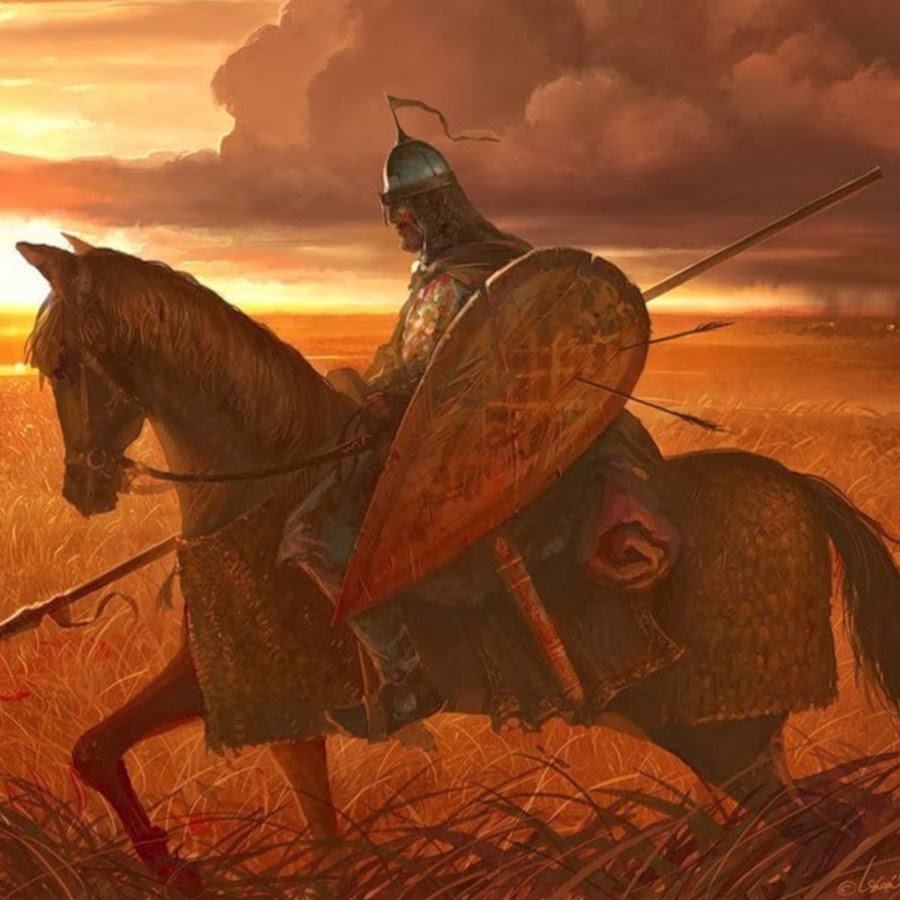Воин древней Руси арт