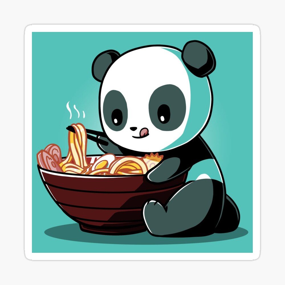 Милые панды арт