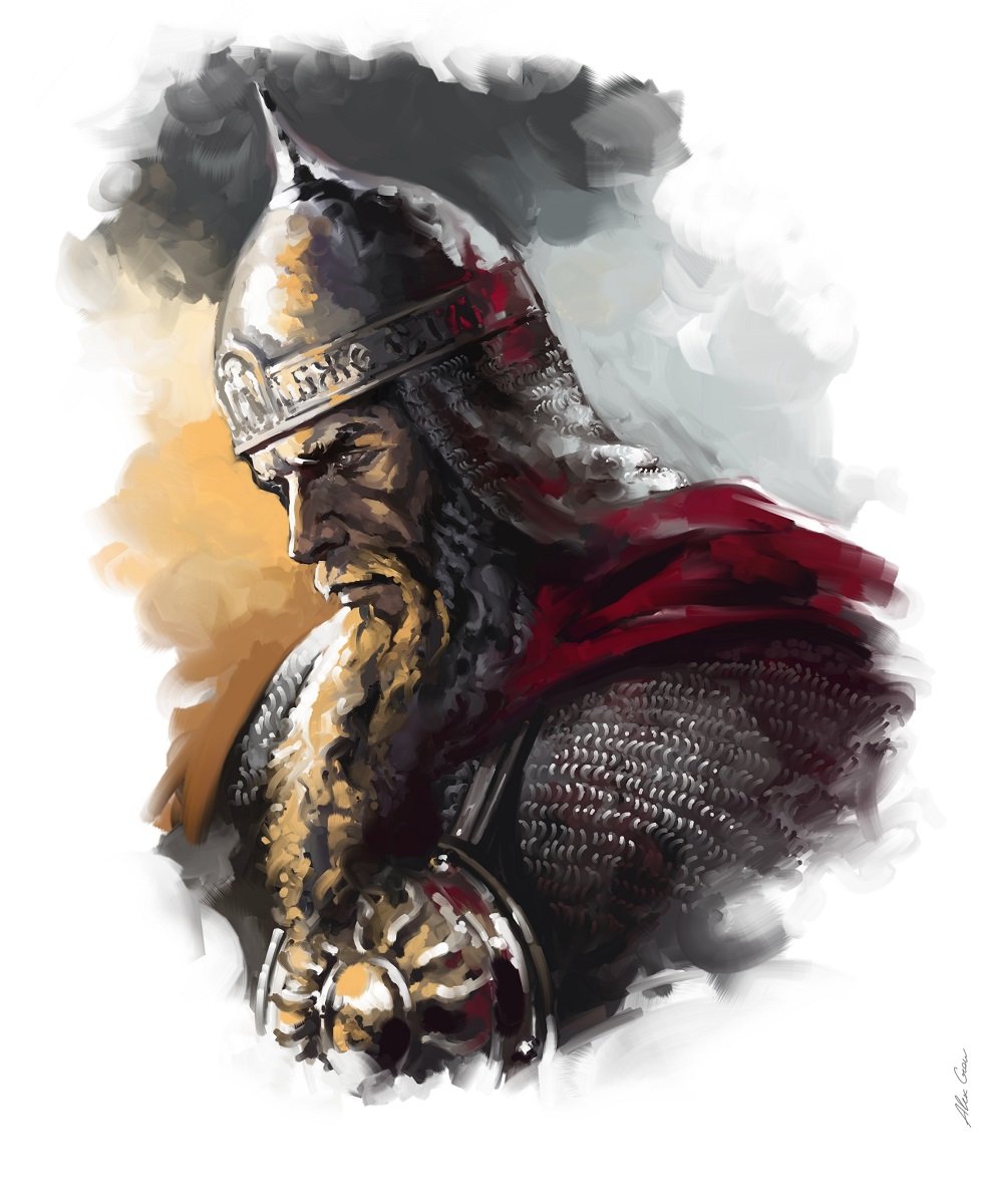 Витязь древнерусский воин богатырь