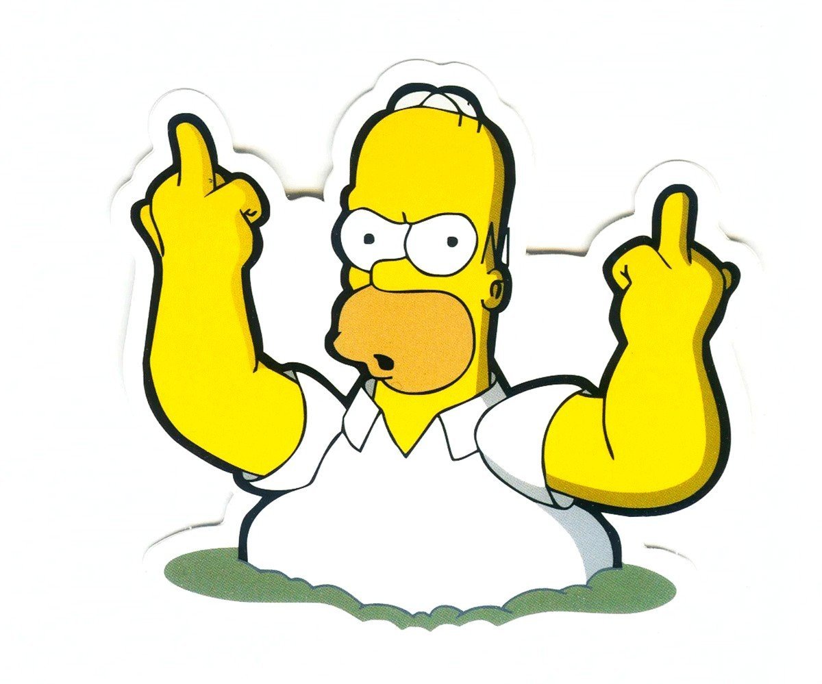 Гомер симпсон показывает факью