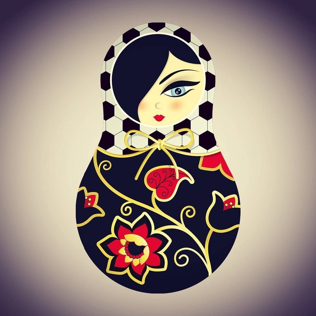 Стилизованная Матрешка