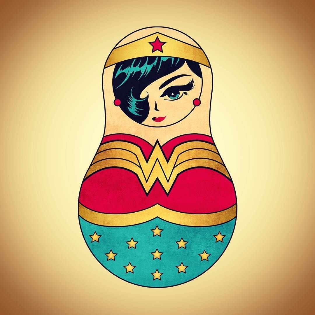 Матрешка арт