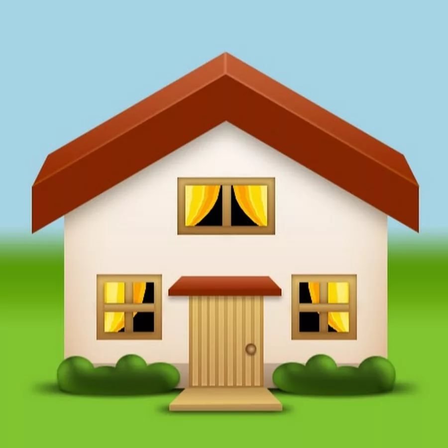 Домик рисунок