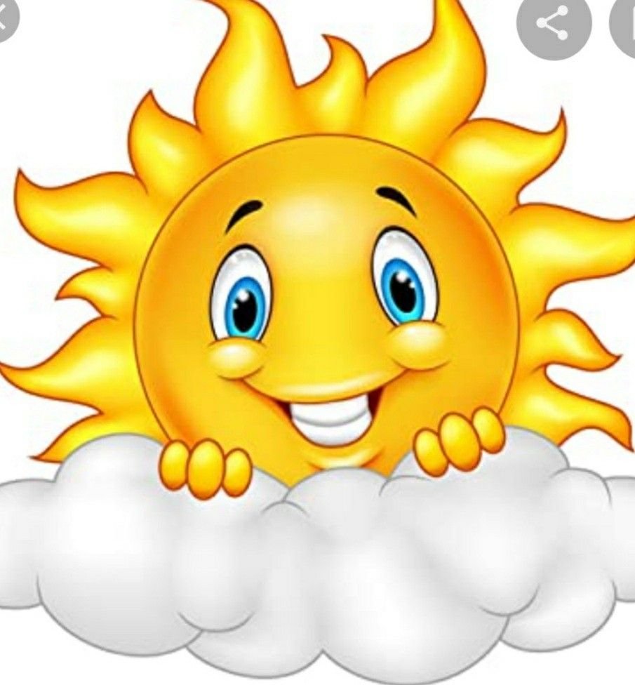 Солнце мультяшное