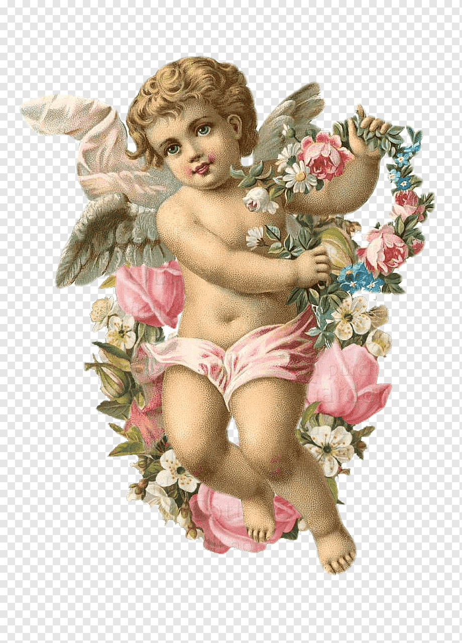 Ангелочек с цветочком