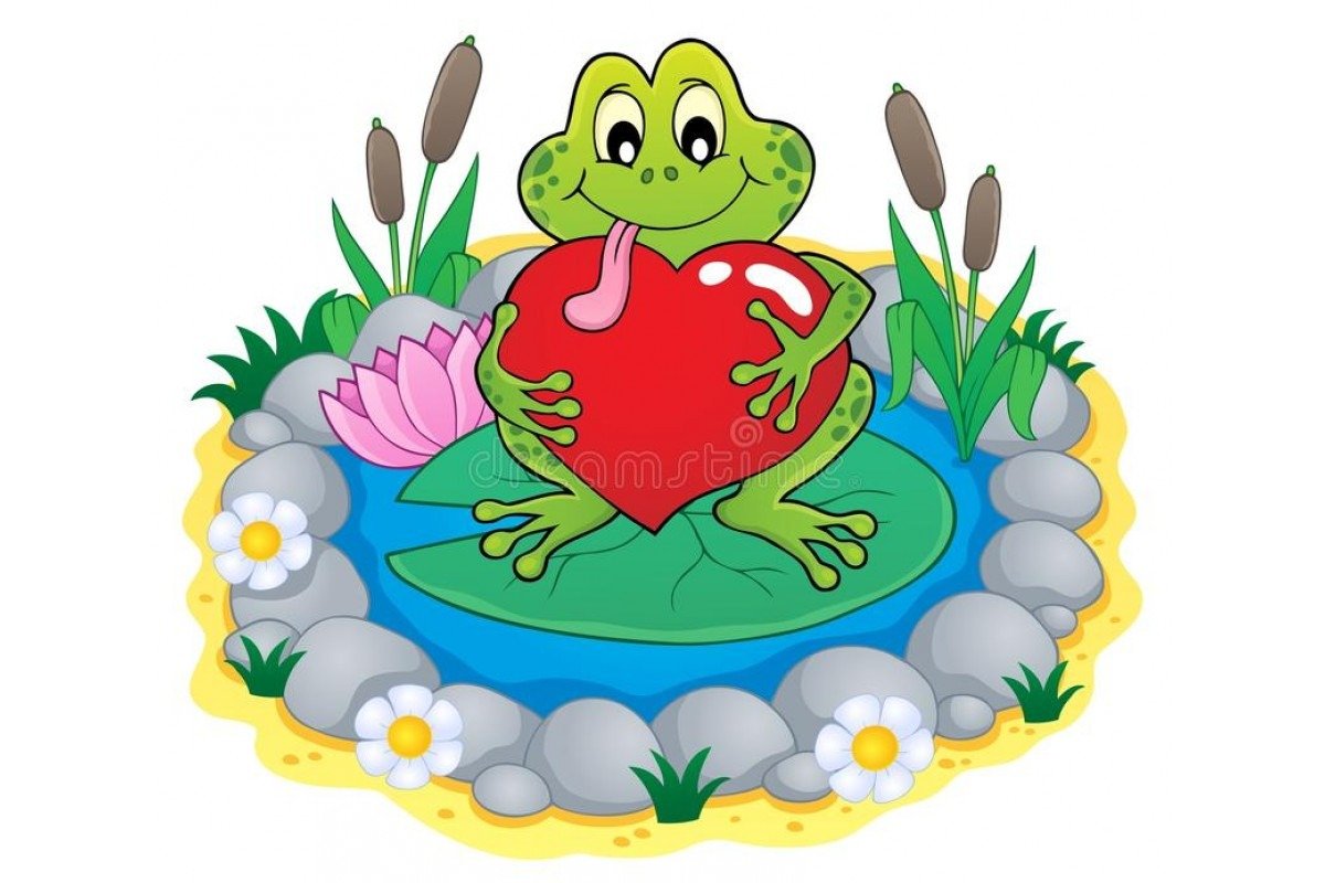 Лягушка для детей с открытым ртом