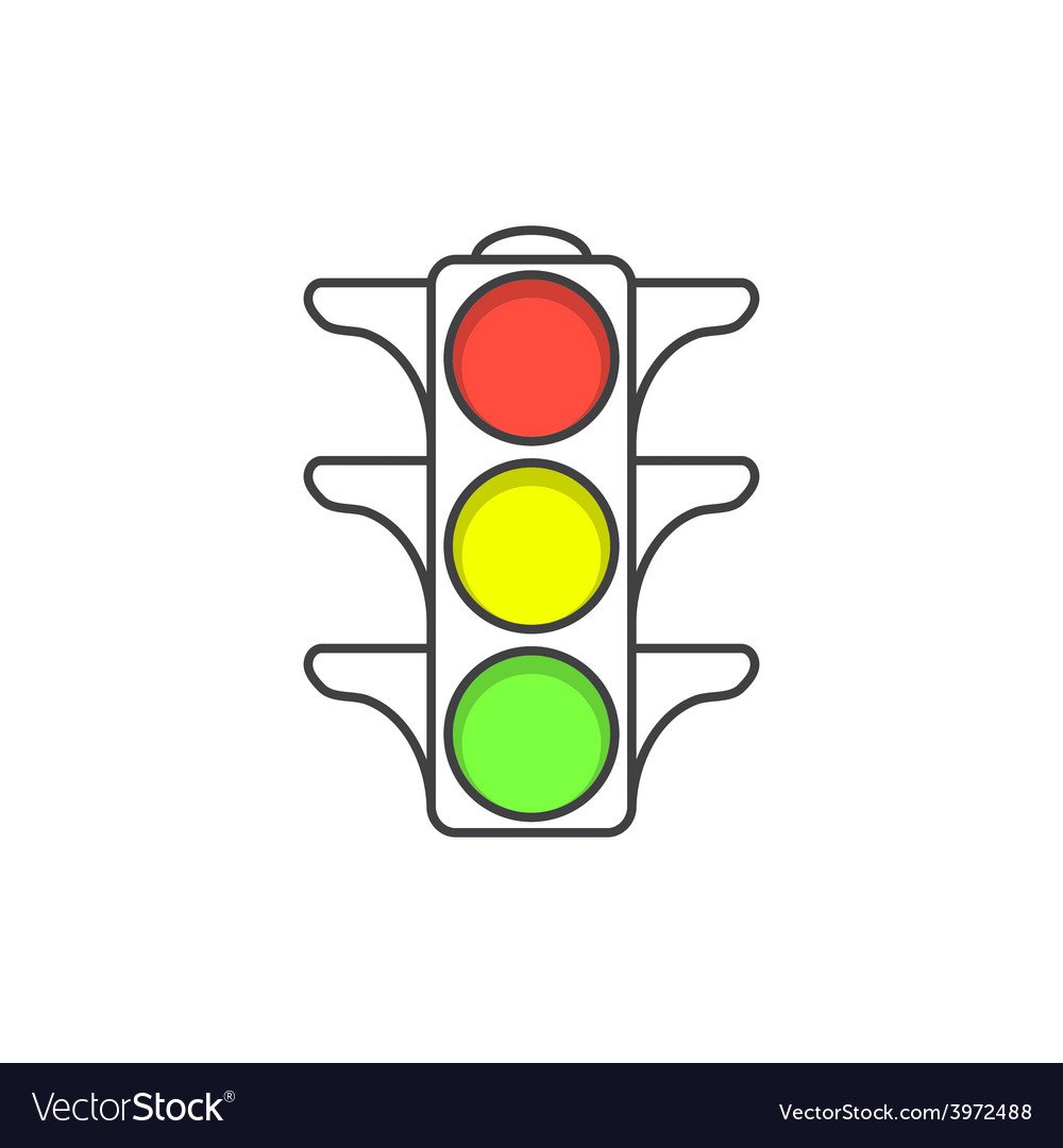 Светофор схематично