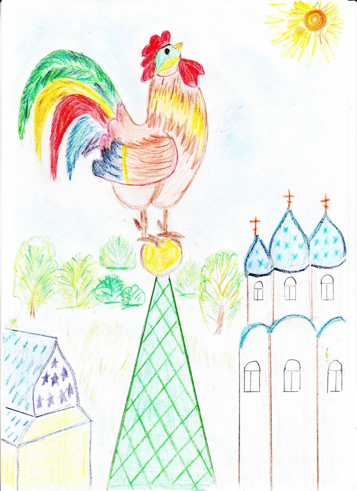 Золотой петушок сказка Пушкина