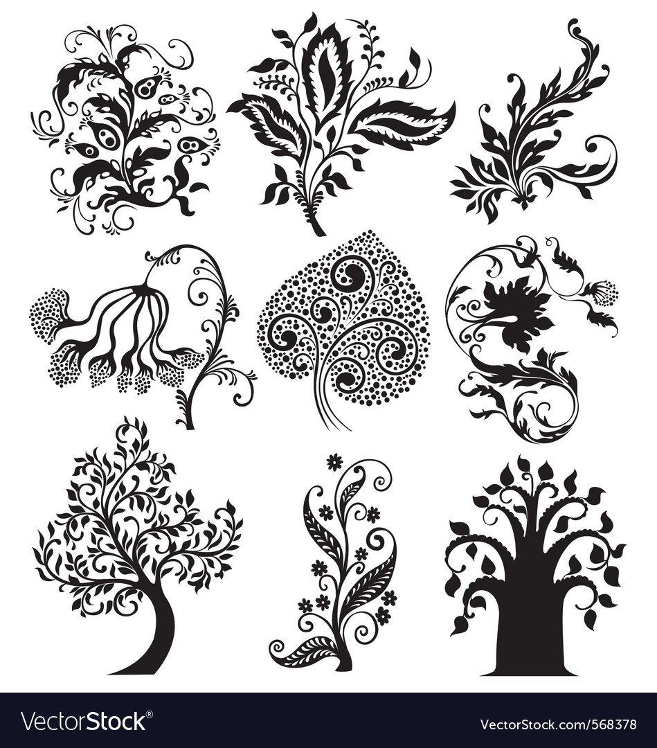 Узоры и цветы