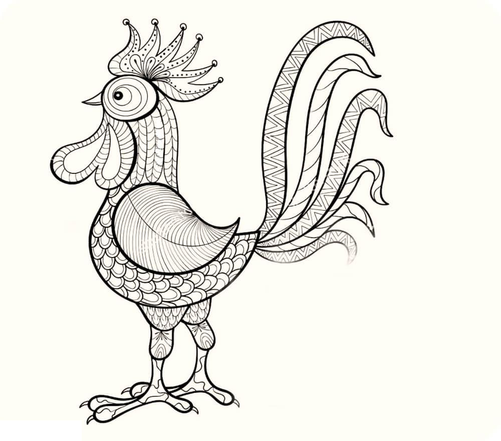 Золотой петушок рисование в подготовительной группе