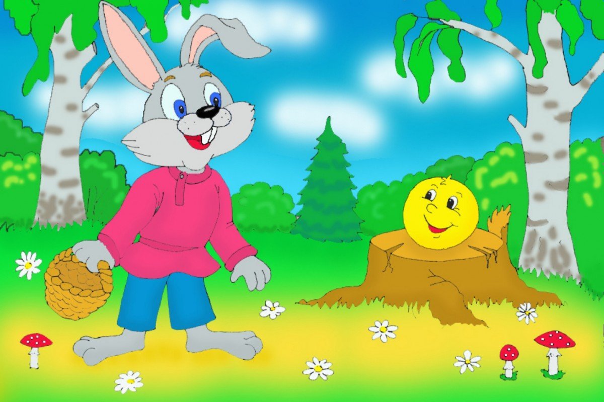 Иллюстрация к сказке Колобок