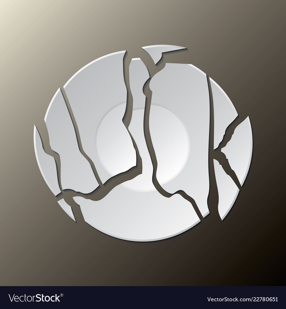 Треснутая тарелка