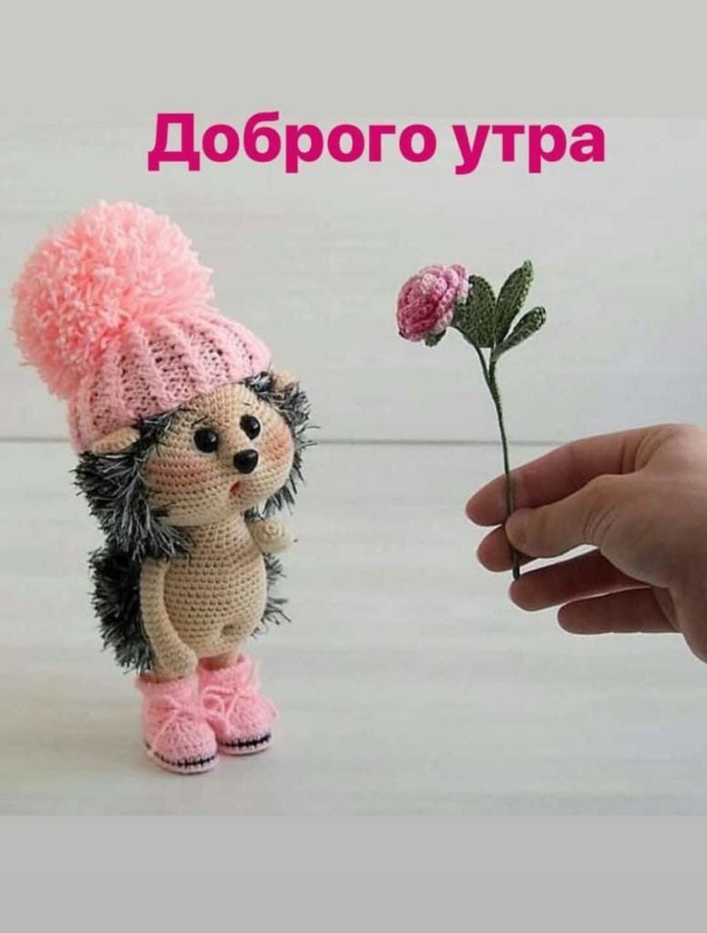 Вязаные игрушки с добрым утром